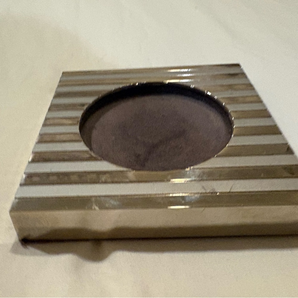 Henri Bendel Silver and Brown Candle Holder - Picture 2 of 3